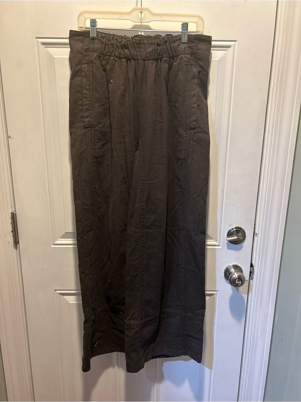 Free People Linen Blend Wide-leg Pants